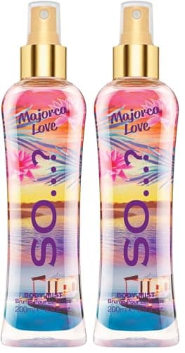 Image of So…? Summer Escapes Womens Majorca Love Body Mist Fragrance Spray 200ml (Pack of 2)