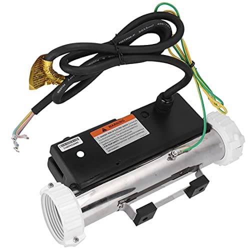 Image of Topyond Thermostat Water Heater, 220V 1KW Electric Water Heating Thermostat, Hot Tub Heater, IPX5 Waterproof SPA Heaters for Hot and Cold Bathtubs Massage Bathtubs Spa Pools