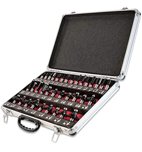 Image of LUMBER JACK 35 Piece Router Cutter Set 1/2" Shank TCT Tungsten Carbide Tipped