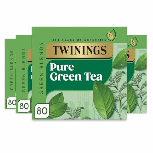 Image of Twinings Pure Green Tea 320 Tea Bags (Multipack of 4 x 80 Tea Bags)