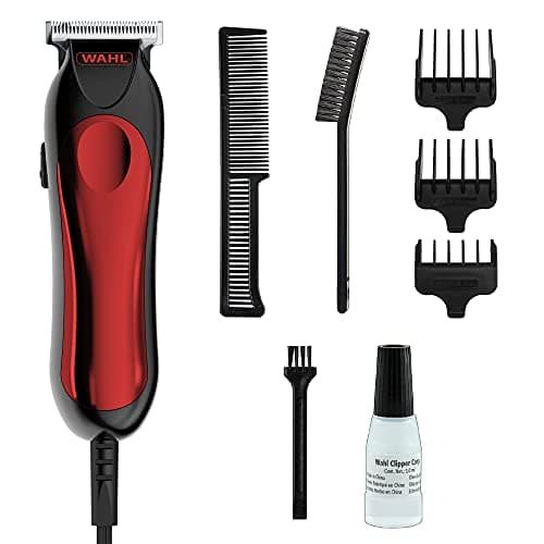 Image of Wahl T-Pro Corded T-Blade Trimmer, Beard Trimmer for Men, Men’s Shaver, Afro Hair Trimming, Corded, Stubble Trimmers, Detailing and Outlining, Male Grooming Set