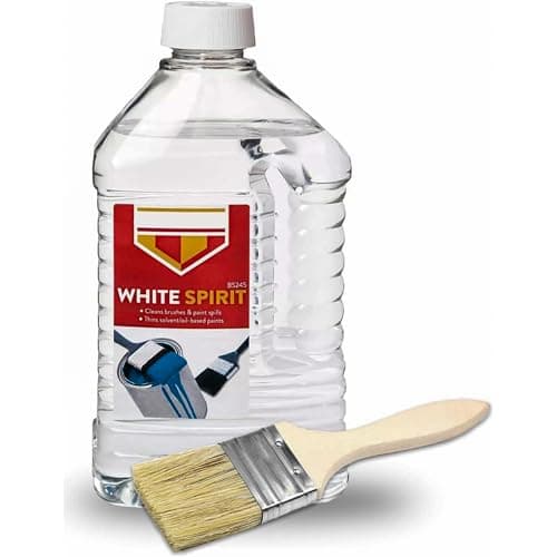 Image of White Spirit 2 Litre Multi-Purpose Paint Solvent White Spirit 2L for Stripping Paint & Cleaning Paint Brushes, Stain Remover, Oil Based Paint Cleaner, Paint Thinners & Solvents - Sold by AXXTAN