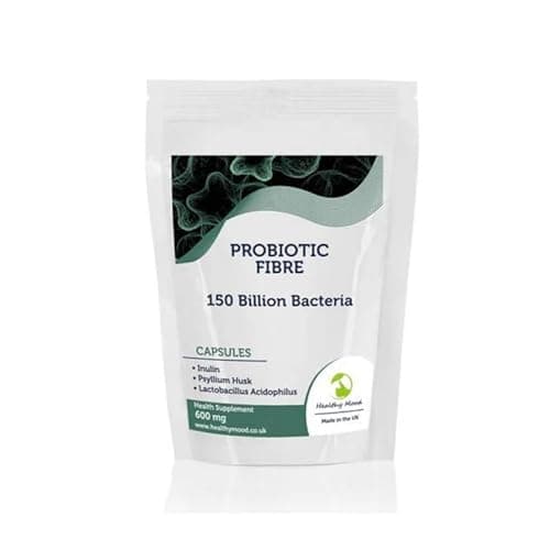 Image of Probiotics Fibre 7 Capsules – Advanced Digestive Health & Immune Support Formula with Prebiotic Fiber – 10 Billion CFU, Non-GMO, Vegan & Vegetarian Friendly