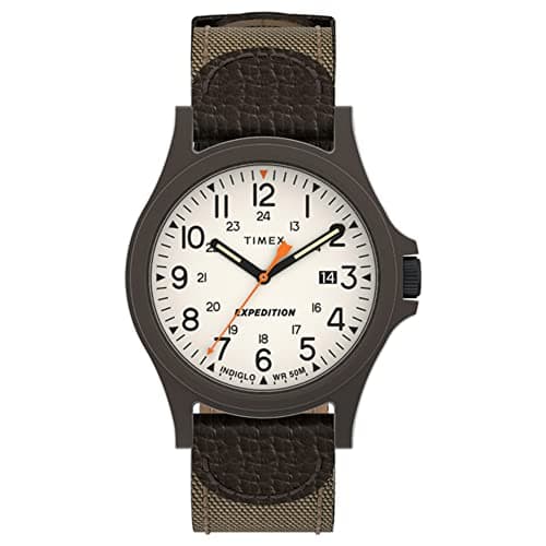 Image of Timex Expedition Acadia Men's 40mm Leather Strap Watch TW4B23700
