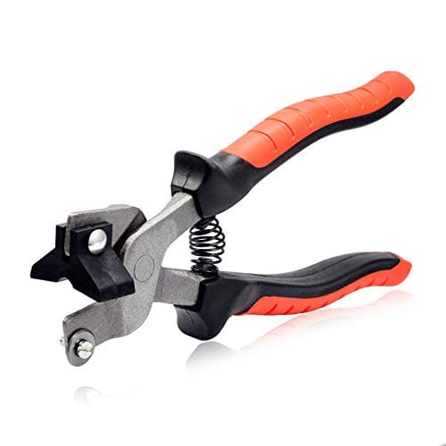 Image of SPEEDWOX Mosaic Nippers 8" Tile Nippers with Strong Plastic Breaker Bar Scoring Wheel for Quickly Cutting Porcelain Ceramic Mirror Professional Glass Cutters Score Fathers Day Gifts
