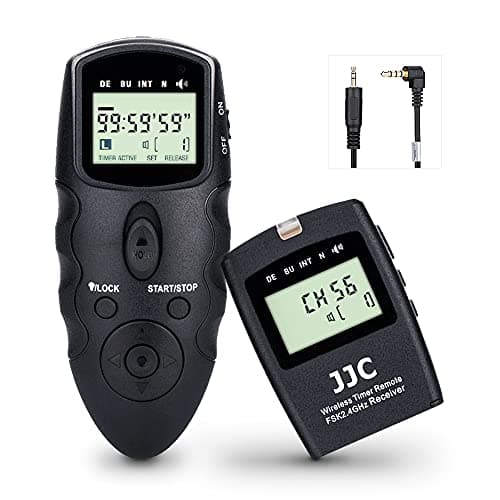 Image of JJC Shutter Release Time Lapse Intervalometer Remote Control Fits for Fujifilm Fuji X-E4 X-T200 X-S10, Pentax K-70 KP Mirrorless Digital Camera Replace Pentax CS-310
