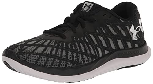 Image of Under Armour W Charged Breeze 2 Womens Running Shoes Black/Jet Grey 6 (40)