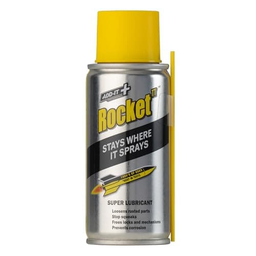 Image of Rocket TT Multi-Purpose Lubricant Spray – 100ml Rust Remover & Anti-Corrosion Maintenance Spray – Penetrating Oil for Seized Bolts, Locks, Tools, Bikes & Garden Equipment – Water-Resistant Coating