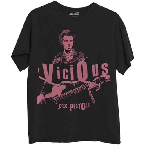 Image of Sex Pistols The T Shirt Sid Vicious Photo Official Mens Black XL