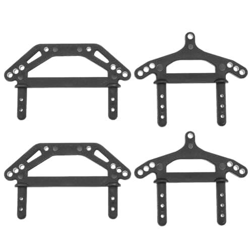Image of Namvo 2 Sets Front and Rear Body Posts for VRX FTX Carnage 1/10 RC Car Compatible RH1001, RH1002, RH1011, RH1013 Durable Plastic RC Spare Parts Replacement in Black