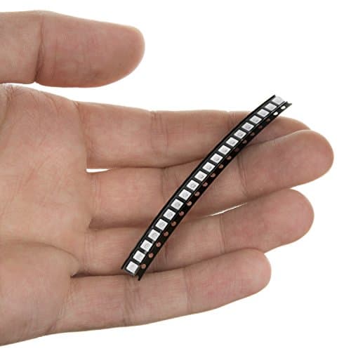Image of Oznium 20 pieces of PLCC-2 Surface Mount LEDs, 3528 Size SMD SMT LED - Green