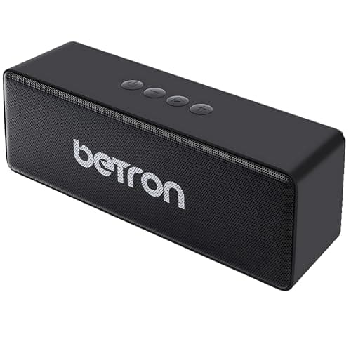 Image of Betron D51 Bluetooth Speaker, Portable Wireless Mini Speaker with 10W Output, AUX Input, Compact Travel Size Stereo Sound for iPhone, Indoor and Outdoor Use