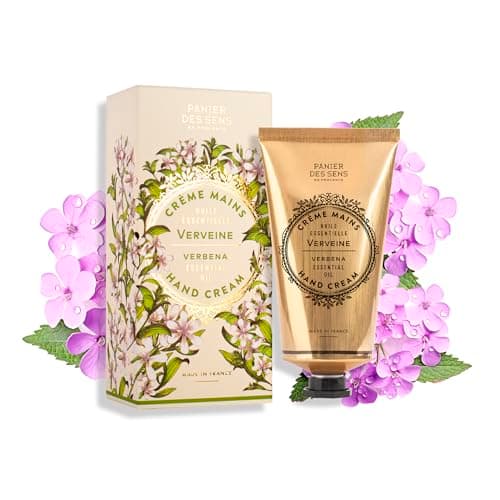 Image of Panier des Sens – Verbena Hand Cream - Hand Cream for very Dry Hands and Skin – for Women and Men - With Shea Butter & Olive Oil - Vegan Made in France 97% Natural Ingredients - 75ml