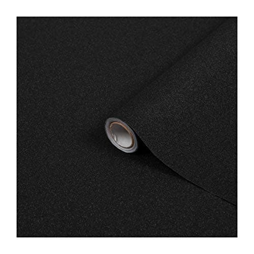 Image of d-c-fix vinyl wrap Black glitter 67,5 cm x 2 m - sticky back plastic roll for furniture, kitchen & cupboards - contact paper sticker self adhesive film