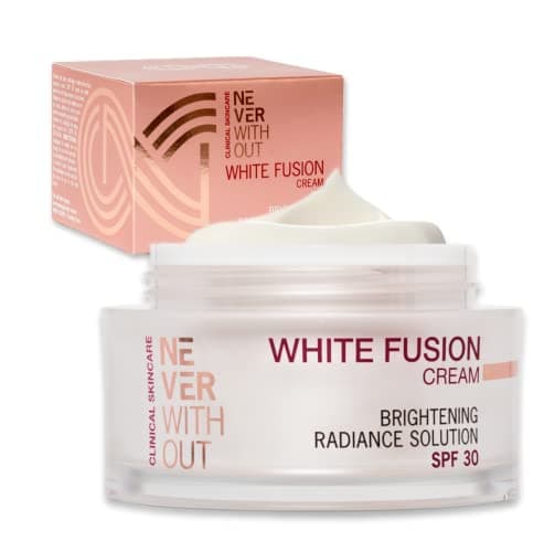 Image of White Fusion Rich Anti-Ageing Face Cream SPF 30 with Retinol & Broad-Spectrum UVA/UVB Filters - Brightens Skin, Reduces Pigmentation & Wrinkles - 24H Hydration, Anti-Wrinkle Moisturiser