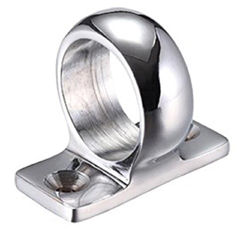 Image of Zoo Hardware Solid Sash Window Eye Ring Pull Lift + Screws (Polished Chrome) - Wall Art - Window Hardware - Living Room