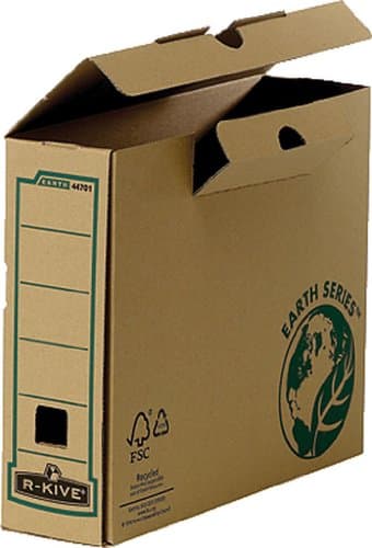 Image of Fellowes R-Kive Earth 80mm Transfer File (FSC)