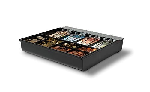 Image of Safescan 3540T Drawer Insert for SD-3540 Layout 8 Coin Compartments Black
