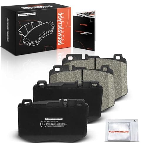Image of Frankberg Brake Pad Set incl. 4x Pads Front Compatible with GLC X253 E-Class T-Model S213 E-Class W213 C-Class T-Model S205 Replace# A0084201820