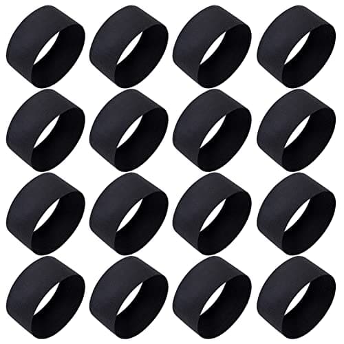 Image of Zocipro 16Pcs Black Armbands Mourning, Elastic Black Armband Football, Loop Closure Sports Exercise Band Running Armband for Respect Memorial Soccer Basketball