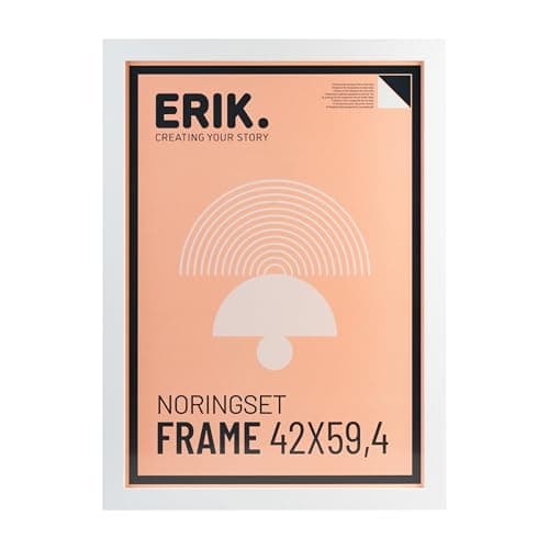 Image of Grupo Erik A2 Picture Frame - White Photo Frames Wall, Large Picture Frames A2, Family Photo Frame, Art Wall Decor - New Home Gifts, Home Decor Gifts