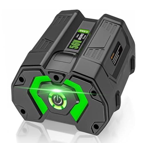 Image of 56V 4.0Ah Lithium Replacement for EGO 56V Battery Compatible with EGO 56 Volt Battery 5000mAh BA2800 BA4200 CS1604 CS1804 CS1403 HT2400 LB6504 LB5804 LB6500 LB4800 PH1400 Cordless Power Tool