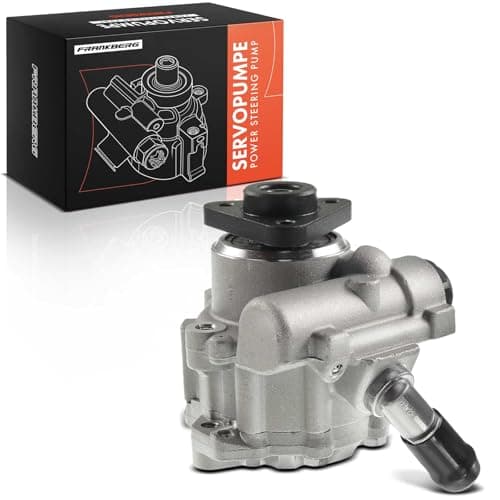 Image of Frankberg Power Steering Pump Steering System Hydraulic Pump Without Pulleys Compatible with A4 8K2 B8 8KH 8K5 8T3 8F7 8TA 2.7L 3.0L 2007-2017 Q5 8RB 8R 3.0L 2008-2017 Diesel Replace# 8K0145156N