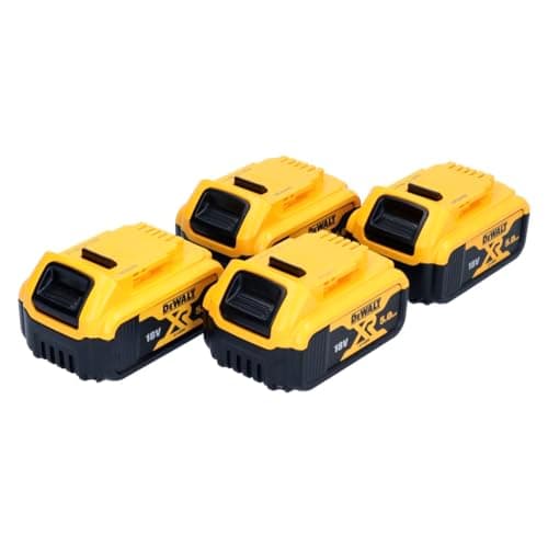Image of DeWalt DCB184 18V Li-ion 5.0Ah XR Slide Batteries Pack of 4