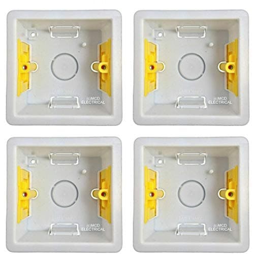 Image of Appleby SB632 Deep Dry Lining"Fast Fix" Boxes Single 1 Gang 47mm Deep (Pack of 4)