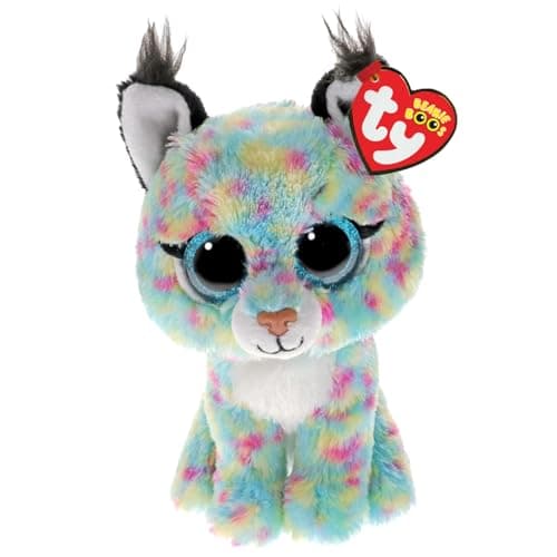 Image of TY Lynx Bobcat Beanie Boo 14cm – Soft Plush Toy for Kids – Collectible Cuddly Stuffed Animal Teddy Character Gift