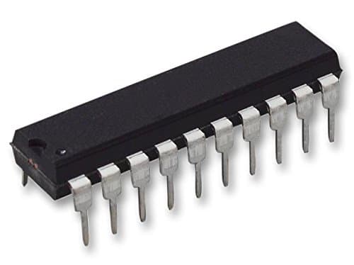 Image of MICROCHIP PIC16F1619-I/P 8 Bit Microcontroller, Flash, PIC16F, 32 MHz, 14 KB, 1 KB, 20 Pins, DIP (1 piece)