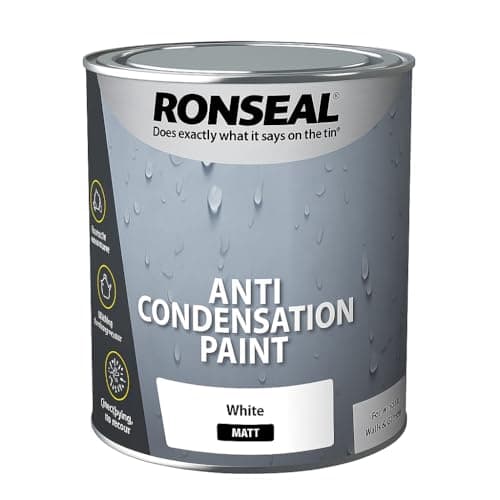 Image of Anti Condensation Paint White 750ml | Prevents Mould & Damp | Thermal Barrier Coating for Walls & Ceilings | Easy to Apply, Long Lasting Interior Protection