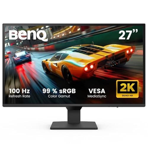Image of BenQ GW2790Q 27" IPS Eye Care Monitor 2K QHD 100Hz, HDMI, DisplayPort, 2560×1440, Ultra Slim Bezel, Eyesafe, VESA MediaSync, Brightness Intelligence Technology, B.I. Gen2