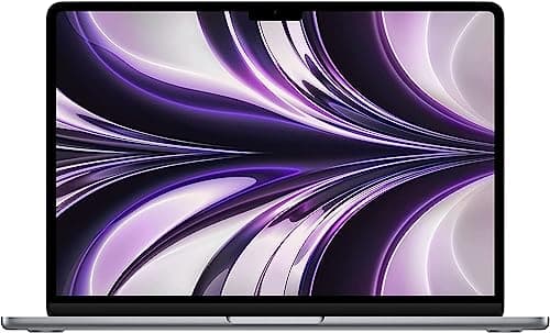Image of 2022 Apple MacBook Air with Apple M2 chip (13.6-inch, 8GB RAM, 256GB SSD Storage) Midnight (Renewed)