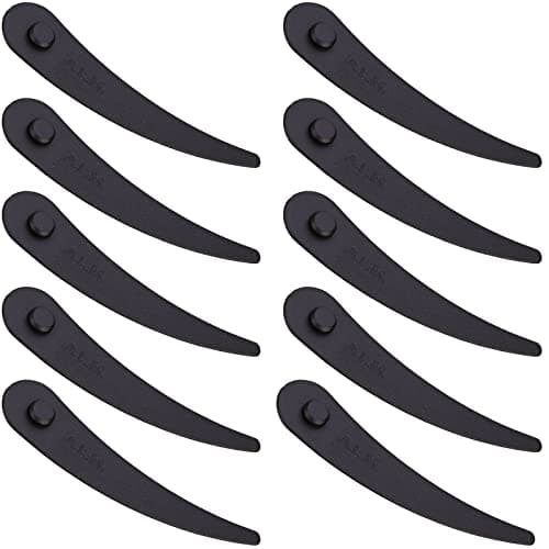 Image of Masterpart ALM Plastic Trimmer Blades compatible with Bosch ART 26-18Li Grass Lawn Strimmer Pack x 10
