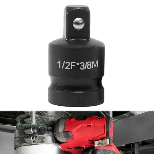 Image of Cr-Mo Square Drive 1/2" Female x 3/8" Male Impact Socket Adapter - 1 Piece