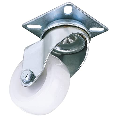Image of Draper 65492 50mm Dia. Swivel Plate Fixing Nylon Wheel-S.W.L. 50Kg 50 kg