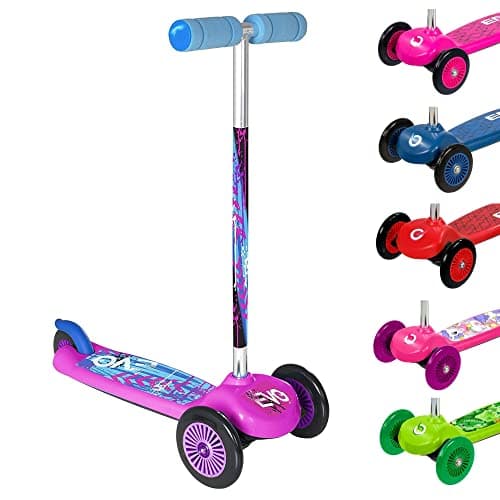 Image of EVO Pink Move & Groove Scooter | Kids 3-Wheel Scooter Perfect For Boys & Girls