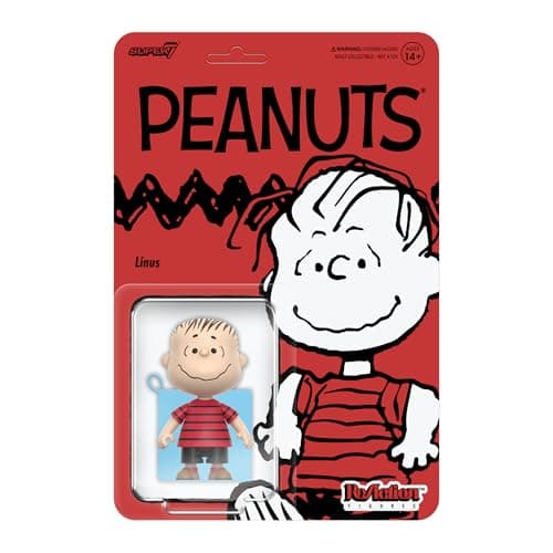 Image of Super7 Peanuts Reaction Figures Wave 08 Linus Action Figure