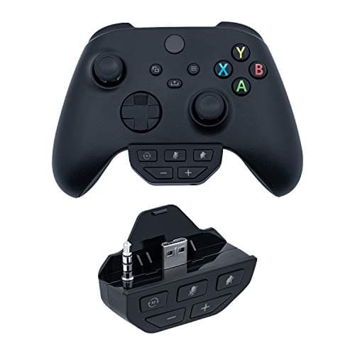 Image of Mcbazel Xbox Headset Adapter, Stereo Audio & Mic Mixer with Game/Chat Balance & Volume Control, 3.5 mm Headphone/Mic Adapter for Xbox Series X/S & Xbox One/One S Controllers (Black)