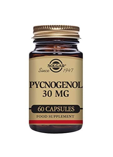 Image of Solgar Pycnogenol 30mg Vegetable Capsules - Pack of 60 - Vitamin C - Derived from Pine Bark - Vegan, Kosher and Gluten-Free