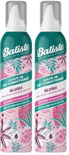 Image of Batiste Dry Leave In Conditioner Blush 100ml, Hair Conditioner Foam by Batiste Dry Shampoo, for Dry Hair, Flirty & Floral Fragrance, No Rinse Formula with Aloe Vera, Vegan Friendly Conditioner