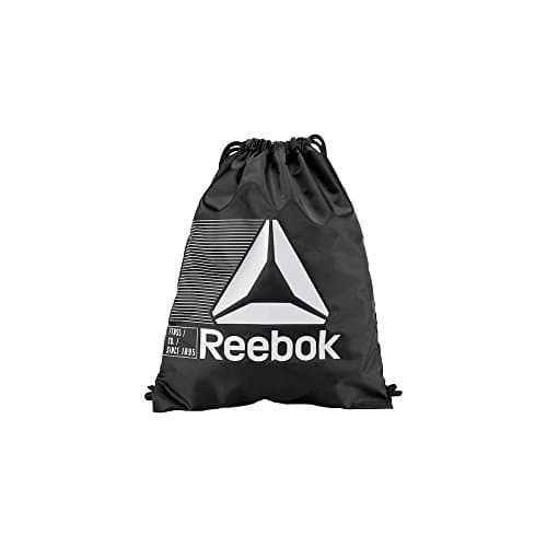 Image of Reebok Act Fon Gymsack Unisex Gym Bag - Adult, Black (black), Taglia unica (24x15x45 centimeters (W x H x L)), Gym Bag