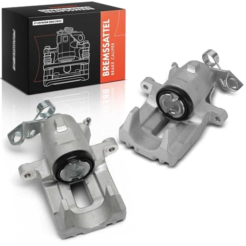 Image of Frankberg 2x Brake Caliper Disc Brake Rear Left Right Aluminium Compatible with O.c.t.a.v.i.a I 1U2 O.c.t.a.v.i.a I Estate 1U5 B.o.r.a 1J2 1J6 Leon 1M1 Replace# 1J0615423A