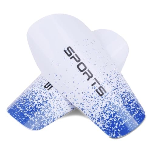 Image of Kids Shin Pads | Kids Football Shin Guards Soccer Shin Pads Boys Girls | Multi-Sport Shin Guards for Kid Ages 5-12 (Sports) (Blue)