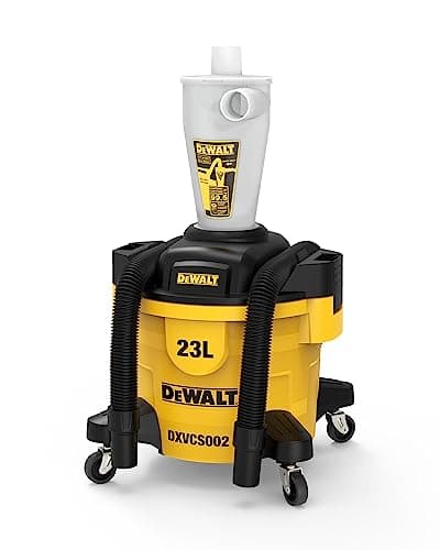Image of DEWALT Cyclone Dust Collector Wet/Dry Suction Vacuum Cleaner Separator Dust Extractor Ash Vacuum Cleaner with 23L Vacuum Tank DXVCS002