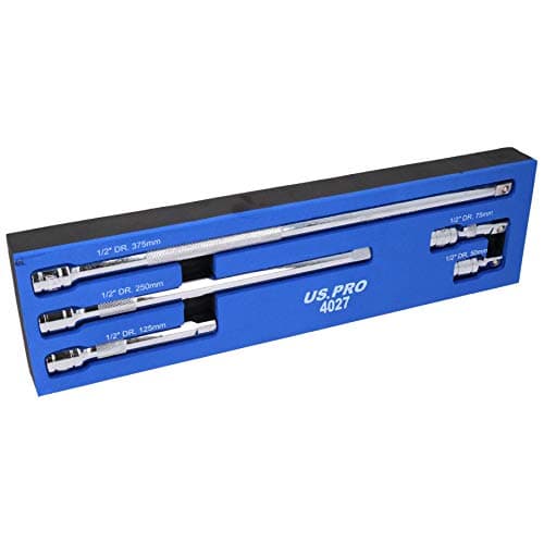 Image of 1/2" Drive Extension bar Set 50mm - 375mm 5PC by Bergen AT104