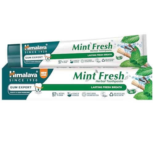 Image of Himalaya Herbals Mint Toothpaste with Active Ingredients - 75ml