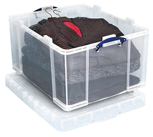 Image of Really Useful Box Plastic Storage 145 Litre Clear