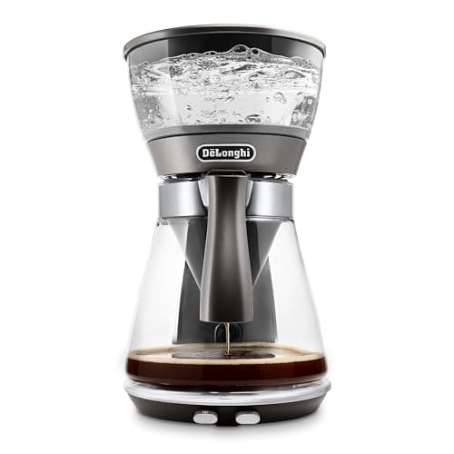 Image of De'Longhi ICM 17210 Filter Coffee Machine, Plastic, 1800 W, 10 Cubic_Centimeters, Clear